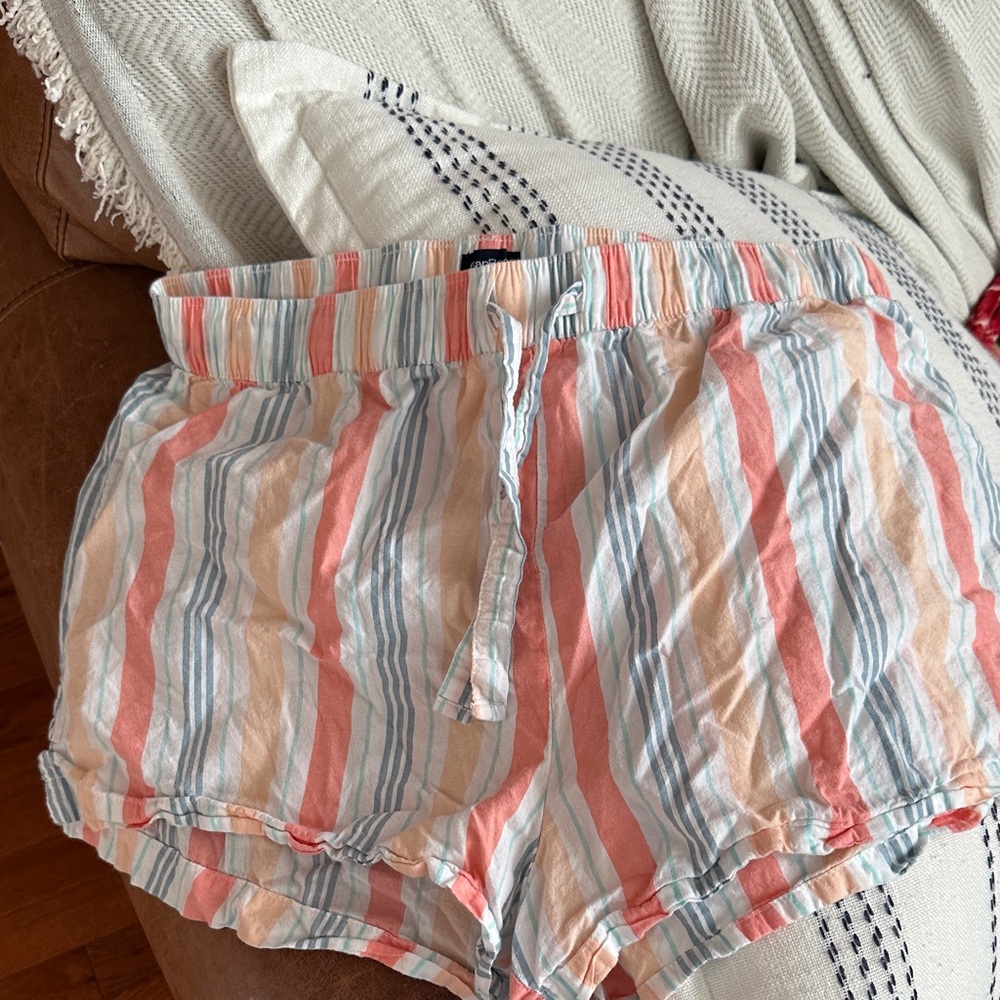 Striped Women's Pajama Shorts